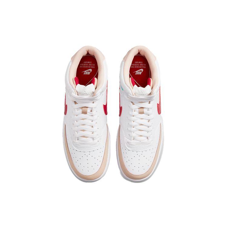 Nike Court Vision 1 Year Of The Tiger Mid-Top Sneakers Women Sneakers White Red DQ5363-161