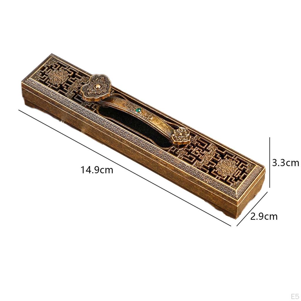 Incense Burner Holder Creative Ornaments Handmade Stick Stand Box for Study