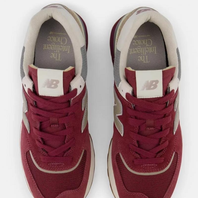 New Balance Sneakers Unisex 574 Legacy Burgundy Beige