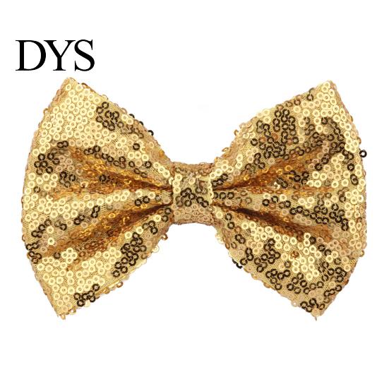 Comfortable Hair Clip Hairpin Safety Rounded Corner with Burr-Free Metal Spring Bow Shape Shiny Sequin Decoration Children Sparkling Accessory