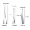 3pcs/set Puff Piping Bag Nozzles Set Stainless Steel Pastry Cupcake Cake Decorating Tips For Puff Cream Pastry Icing Nozzles