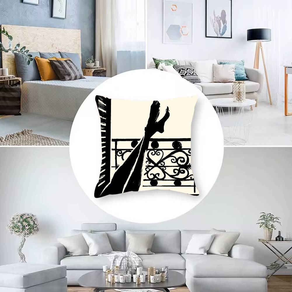 Fre-deric F-forest Pillow Case Anti-dustmite Invisible zipper Sofa Bed