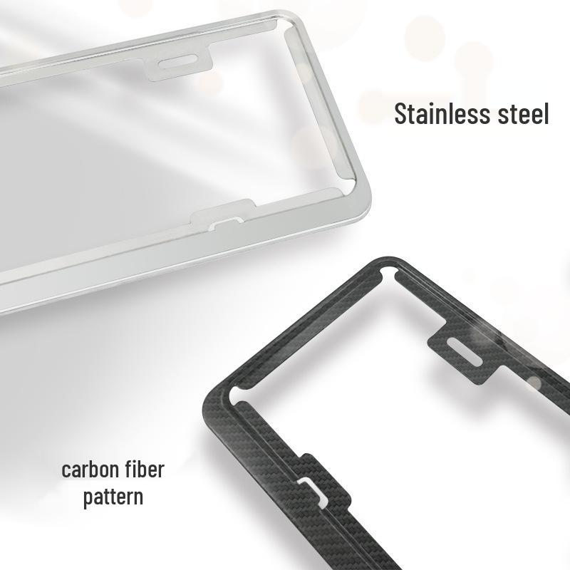 Stainless Steel License Plate Holder for Taiwan Model Cars, Anti-bending, 131g