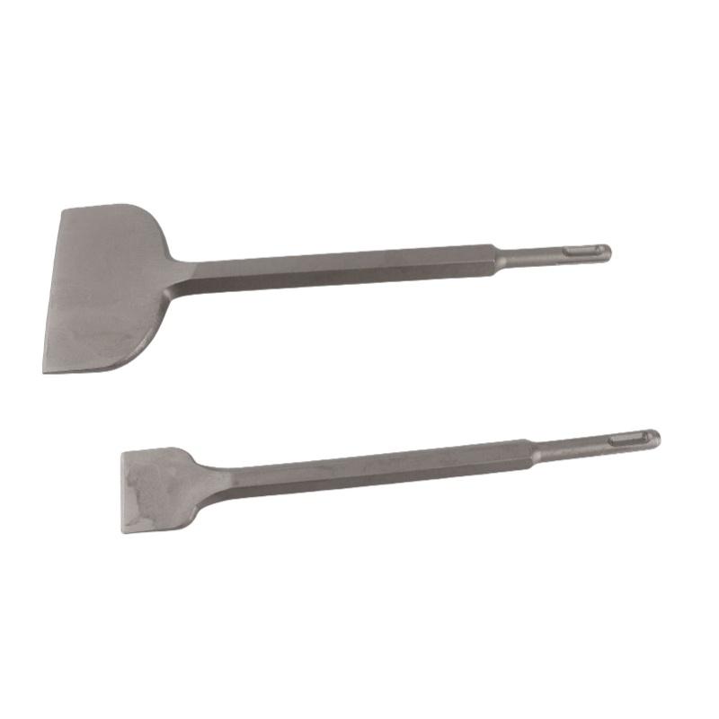 Wide Tile Removal Chisel Floor Scraper Cranked Tile Removal Chisel With Round Shank