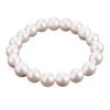 Elegant Multi-Piece Faux Pearl Bracelet for Women - Versatile, Elastic, and Stackable.