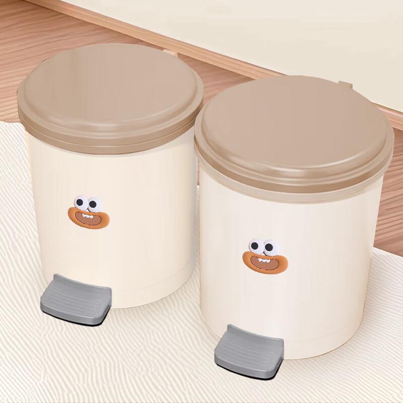 HUIHUADU Foot Pedal Trash Can with Lid