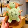 Capybara Turtle Plush Toy Cute Backpack Keychain Pendant Stuffed Animal Super Soft Doll Hanging Pendant