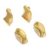 10pcs 18k Gold Stainless Steel Oval Rhombic Stud Posts for DIY Drop Earrings Charms Bulk Supplies Jewelry Making Accessories
