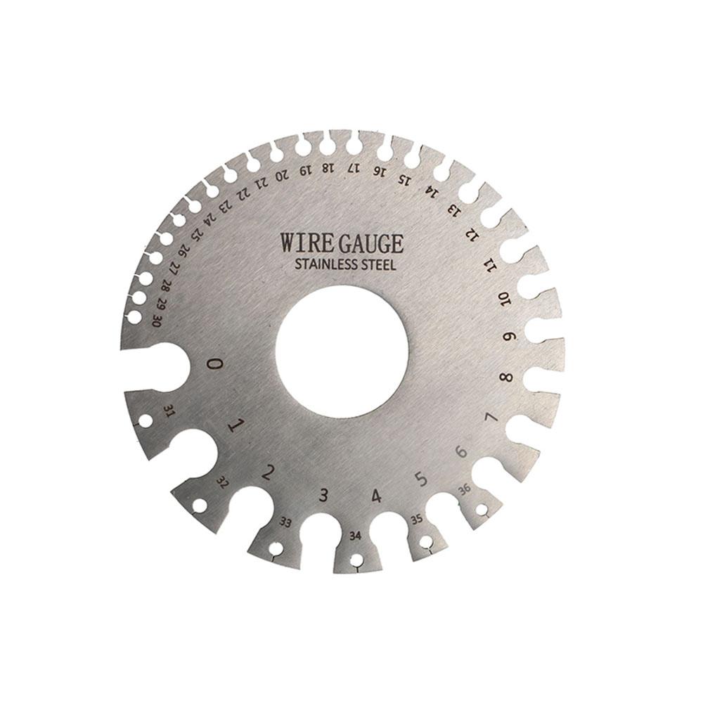 Plochý drát 0,3125"-0,007" Měřítko Nerezová ocel Antikorozní Měření tloušťky Měřidlo drátu Pravítko desky