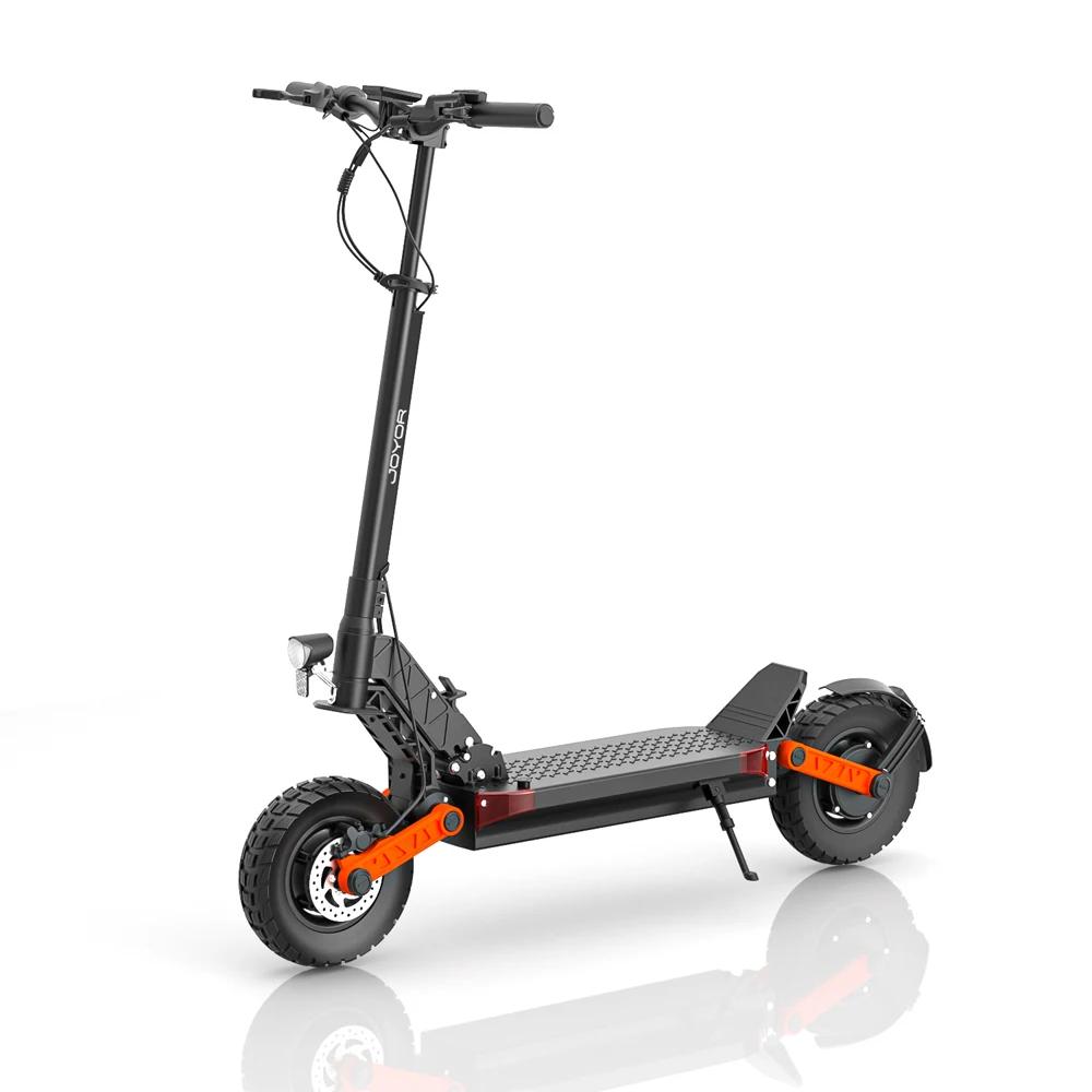 JOYOR S10-S-Z Monopattino Elettrico Doppio Motore 1000W Batteria 60V 18Ah Ruote Off-Road 10" Autonomia 75km Freni a Sospensione Idraulica Pieghevole E-Scooter