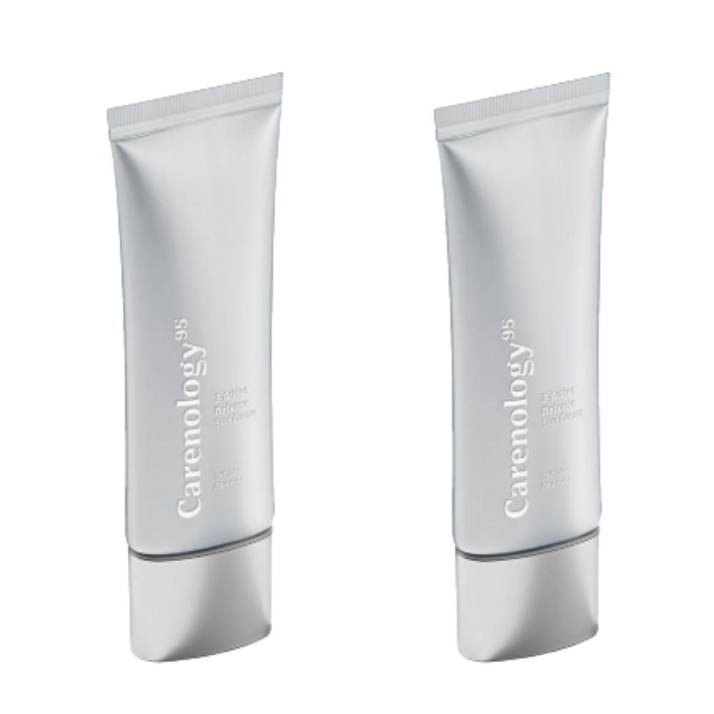 Carenology Three Active Defense Sunscreen 45ml Duo Set SPF50+ PA++++ High-Performance Hydrating UV Shield