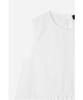 Jaa [Jaah] Sleeveless Peplum Blouse_White