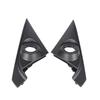 Black ABS L+R Front Door For Honda Accord 2014-2017 Pillar Tweeter Cover Trim