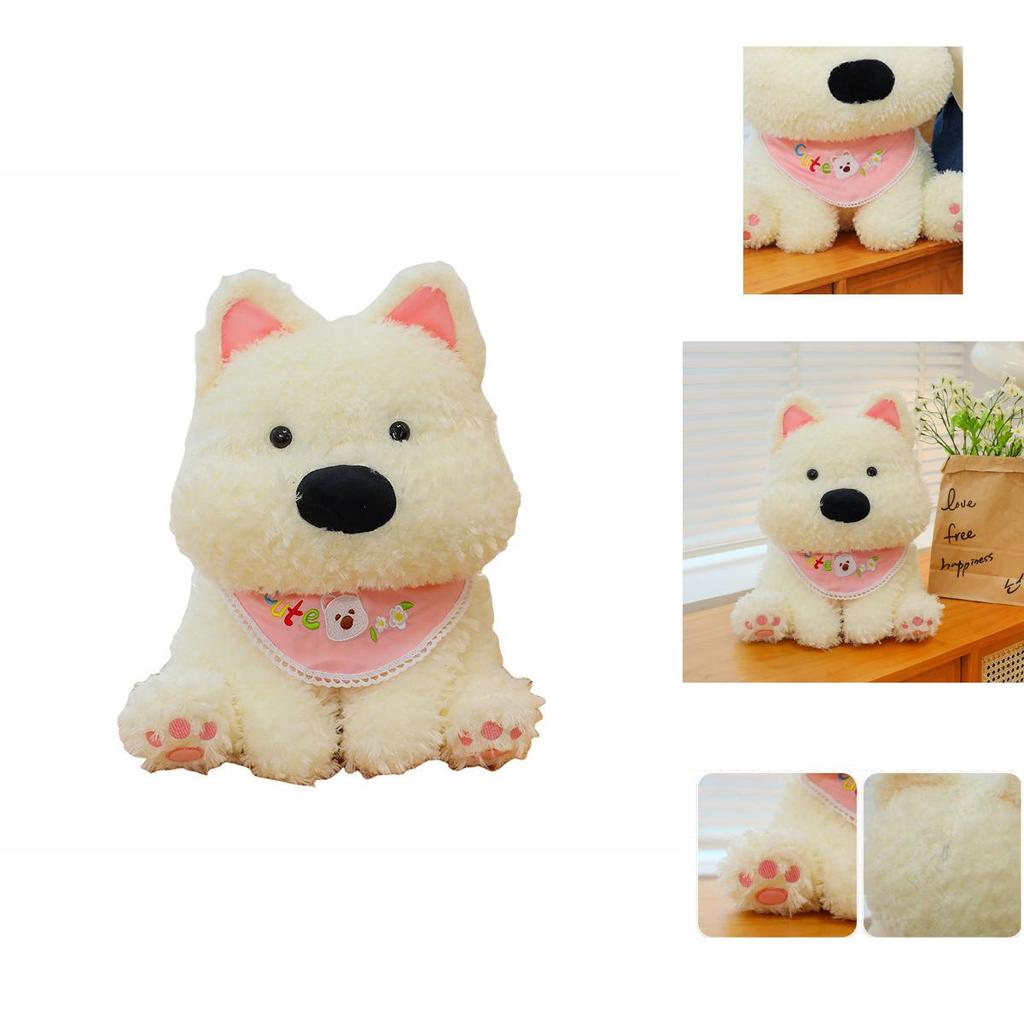 Adorable New Plush Highland Terrier Dog Toy With Soft Short Plush Fabric For Kids Gift