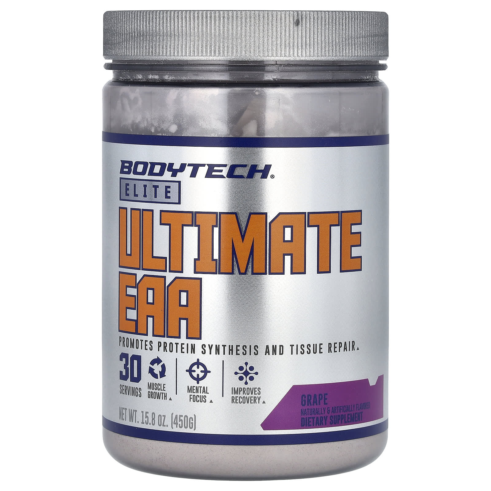 

BodyTech, Elite, Ultimate EAA, Grape, 15.8 oz (450 g)