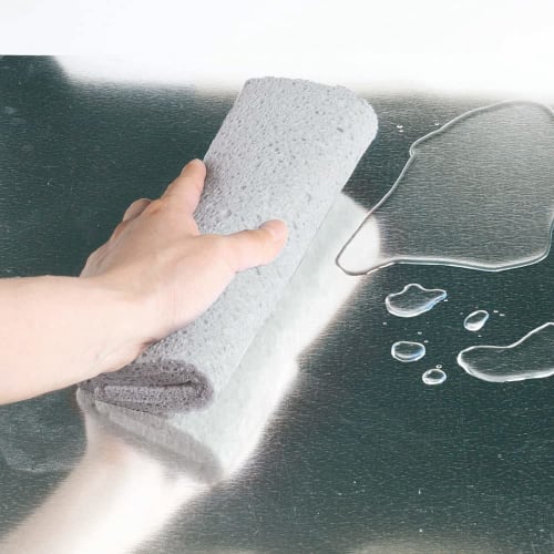 Bestco Cellulose Draining Mat, Kitchen Dishware, Absorbent, Approx. 45 x 31 cm, Gray, MA-193
