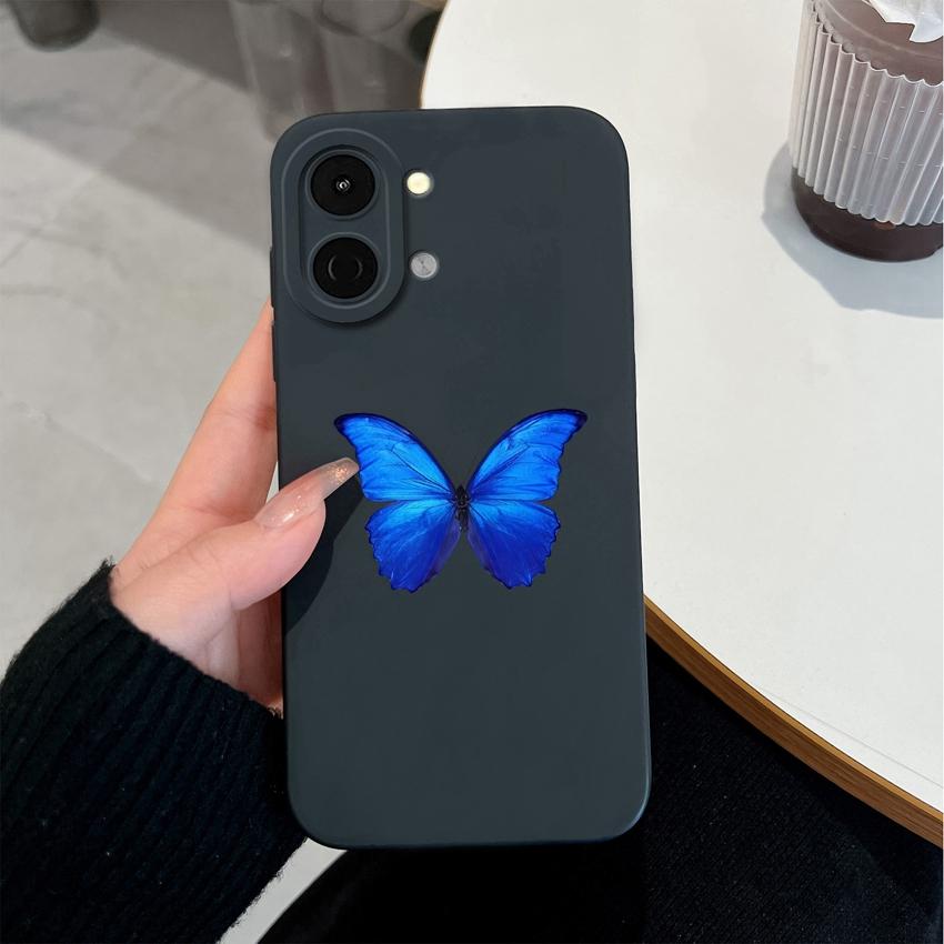 For Tecno Spark Go 3 2 1S 30 40 40C Pova 7 Ultra Pro Neo Case Beautiful Butterfly Sunflower Fashion Housing Soft Liquid Silicone Anti Slip Back Covers