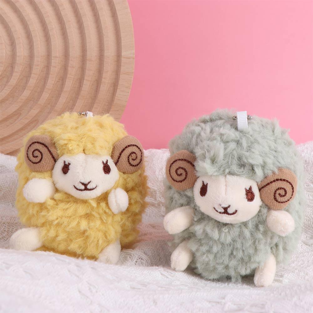 Mini Sheep Sheep Plush Pendant Cartoon Anime Soft Lamb Doll Ornament  Decoration