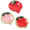 Cute Soap Storage Box Strawberry Soap Tray Decorative Desktop Ornament Ceramic Soap Box  Girls Gift