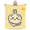 Chiikawa Cute Cartoon Manga Blanket Hachiware Usagi Wool Vintage Soft Throw Blanket for Home Decoration