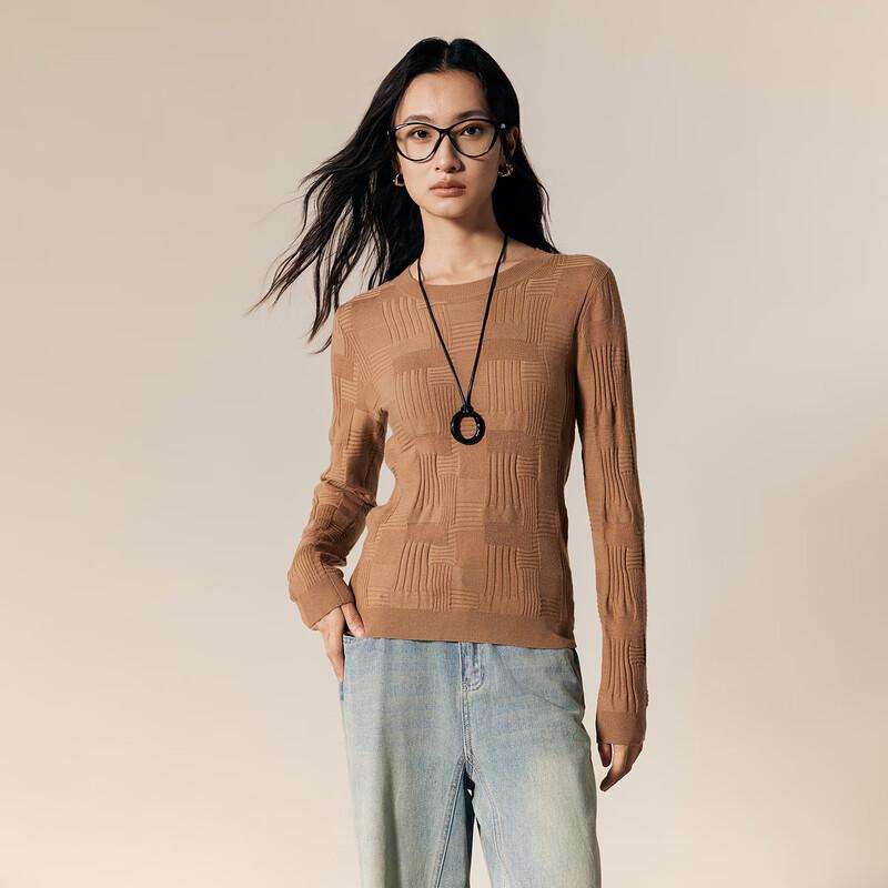 

Женский осенний вязаный свитер с длинными рукавами XXXL