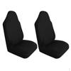 2Pcs Universal Car Single Front Pad Protective Cover Cushion Black