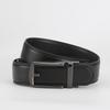 Dolly Road, Reverse Buckle Belt 3.5 Automatic Buckle Two-Layer Cowhide Belt, Men'S Leisure Belt