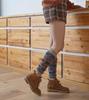 Women's High-Top Rabbit Wool Knee Socks for Autumn/Winter - Japanese Leggings for Square Dance and Outdoor Wear