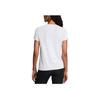 Under Armour Vanish Seamless Comfortable Soft Round Neck Pullover Breathable Loose Short Sleeve Regular T-Shirt Women T-Shirts White 1384406-100