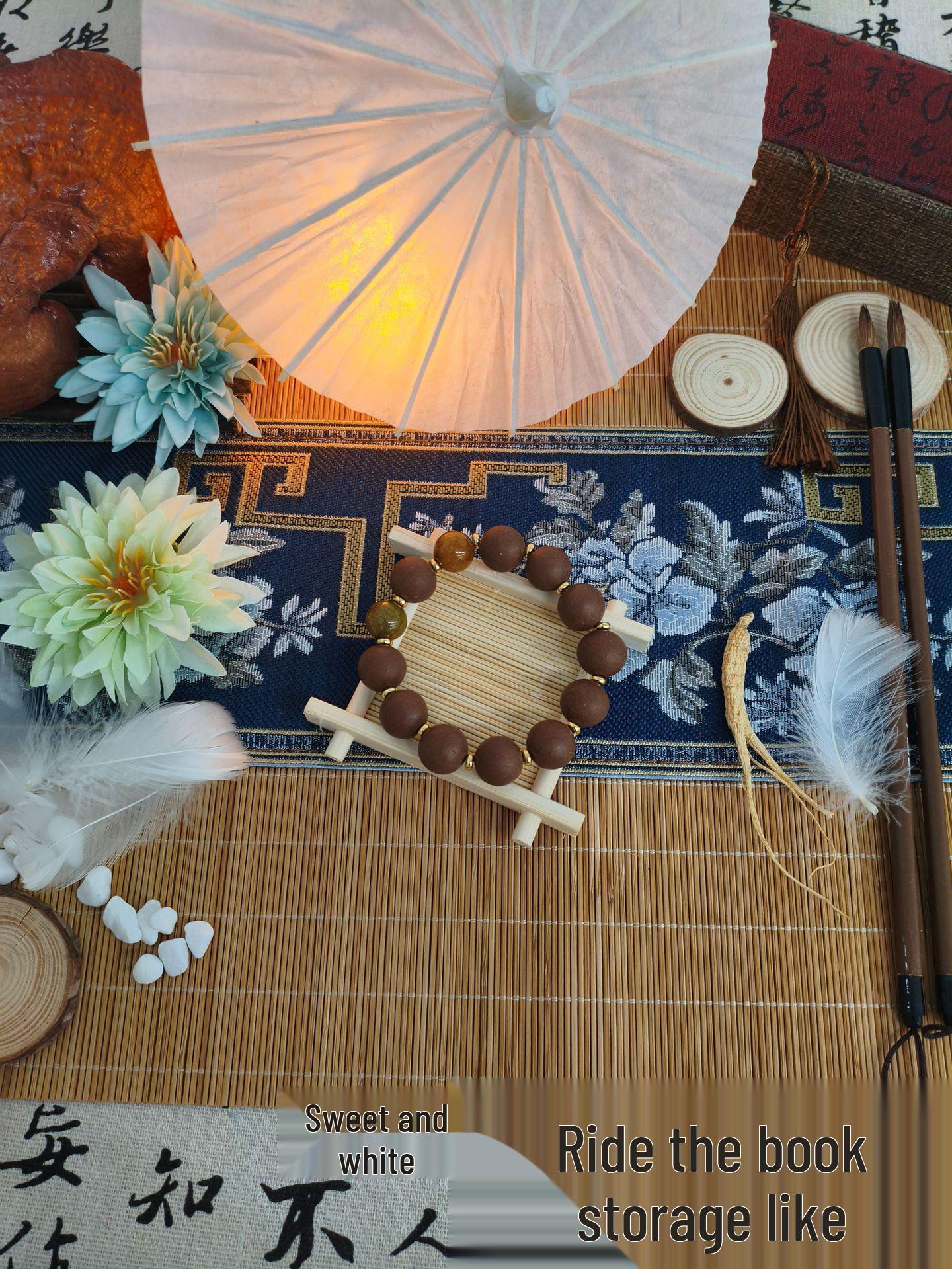 

Custom Osmanthus Scented Herbal Incense Bracelet - Traditional Handmade Chinese Prayer Beads