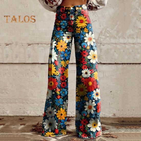 Pantalon décontracté à jambes larges pour femmes avec poches, coupe ample, fermeture éclair à boutons, tissu respirant, lavable, ne se décolore pas, pantalon droit, streetwear