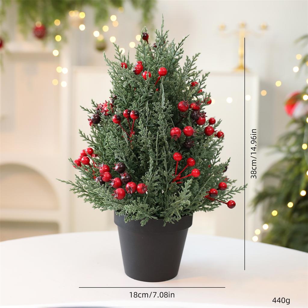 Stolní vánoční stromek Dekorace Malý vánoční stromek Vánoční dekorace Okenní ozdoby