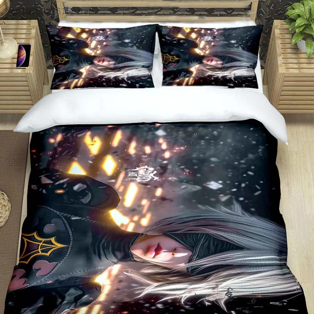 Famous Film Role A-Automata Nier Print Bedding Sets Bed Supplies Set Comforter Set Teens Girls Cartoon Twin Single Kid Gift