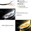 Car headlights, dynamic LED decorative light strips, turn signals, yellow flexible turn signals, car headlights, daytime running