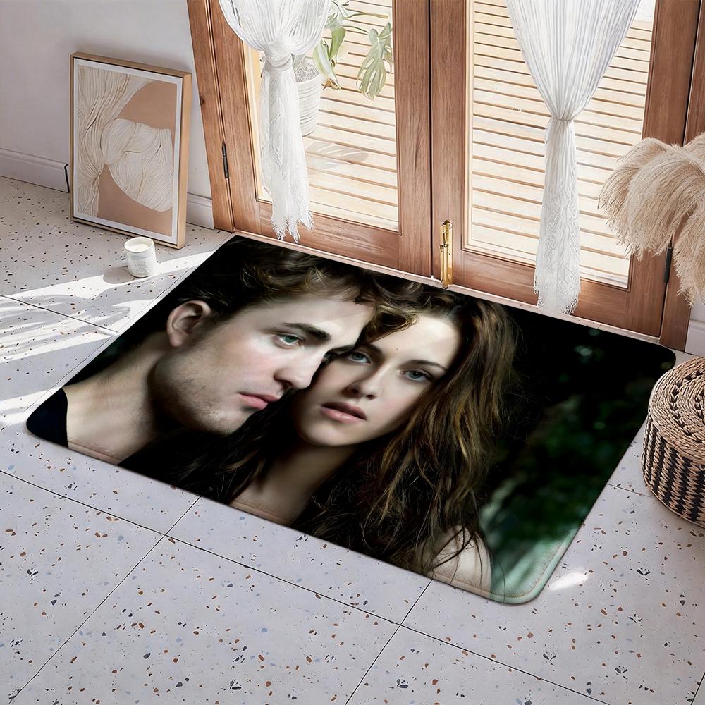 Movie M The Twilight Saga Floor Mat Eco Flannel Doormat Non Slip Odorless Indoor Floor Rug Soft Short Plush Home Mat