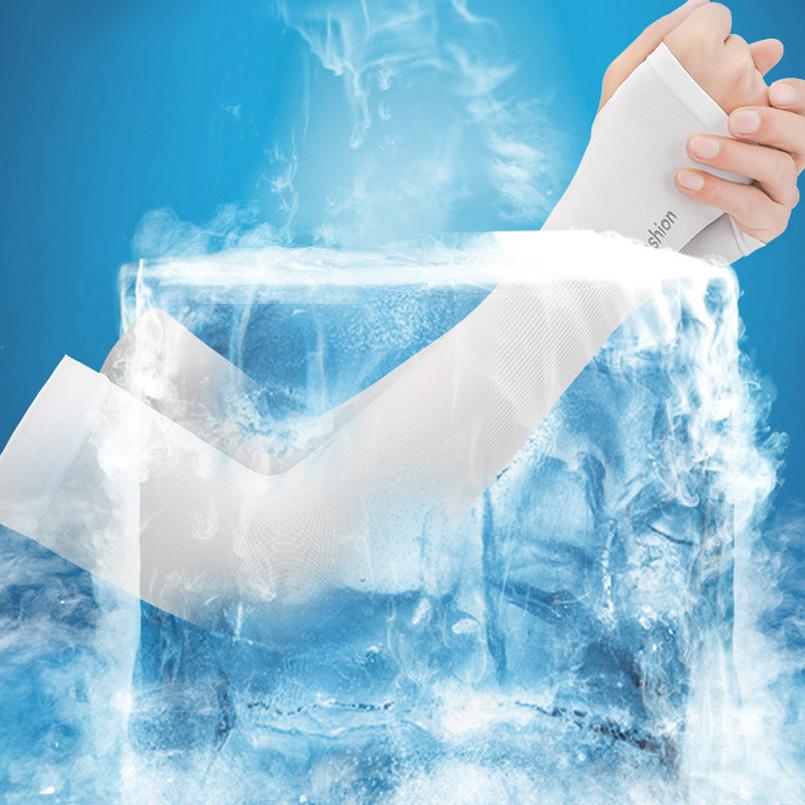 1 Paar Radsport Armlinge Kühlende Fahrrad MTB Kleidung Sonne UV Fahren Angeln Armschutzhülle Widerstandsfähiges Polyester Max Ride