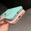 Luxury Matte Silicone Ring Holder Back Cases For iPhone 16E 16 15 14 13 12 Mini 11 Plus Pro Max Rotating Bracket Bumper Cover