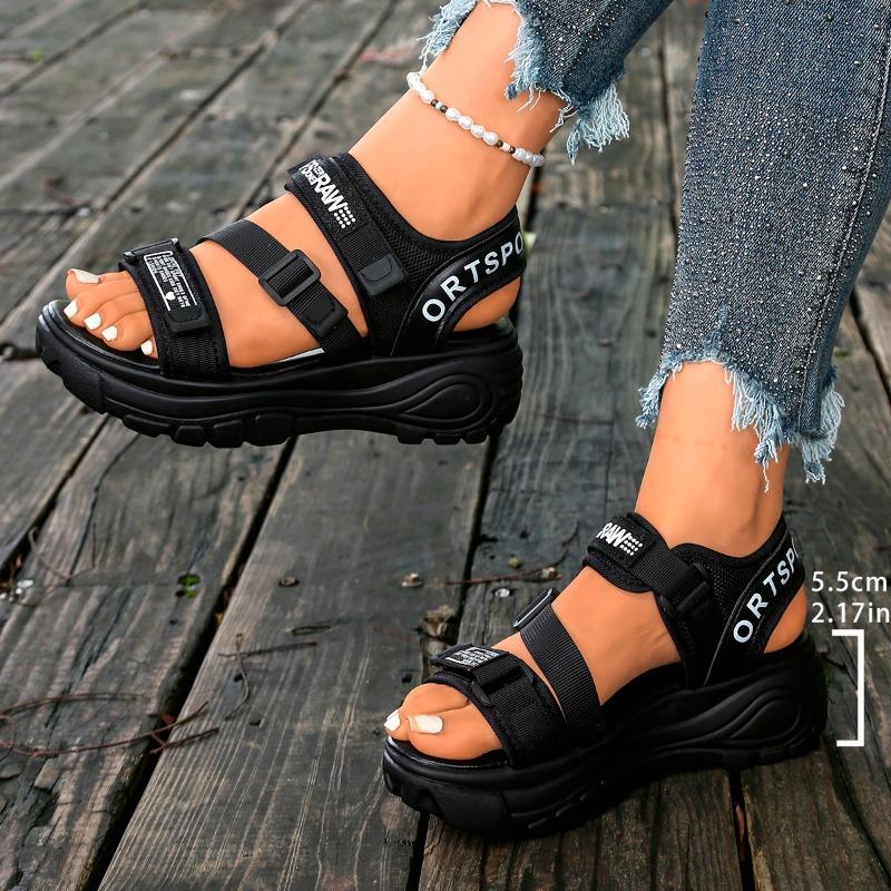 Plus-size Women's Sandals Summer Platform Thick-soled Women's Shoes Student Sports Sandals for Women