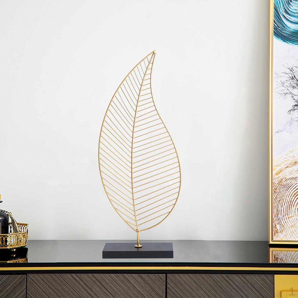 

Contemporary Metal Artwork for Living Room Decor 16.14x5.52x3.35inch