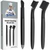 MR.SIGA Gap Cleaning Brush Set 3 Pieces Durable Design for Home Use