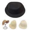 Victorian Bonnets Hat Base DIY Colrful Pillbox Hat Percher Opera Headwear Elegant Straw Hat Base Pillbox Hat