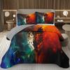 Wolf Bedspreads For Boys Teens Men Wild Safari Animal Coverlet Twin King Reversible Grey Bedding Set Wildlife Quilted Bedspread