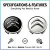 4Pcs 60MM Car Wheel Center Hub Cap Tire Rim Cover Decoration For Citroen C1 C2 C3 C4 C4L C5 C6 C8 DS3 DS4 DS5 DS6 LS Berlingo Picasso c elysee