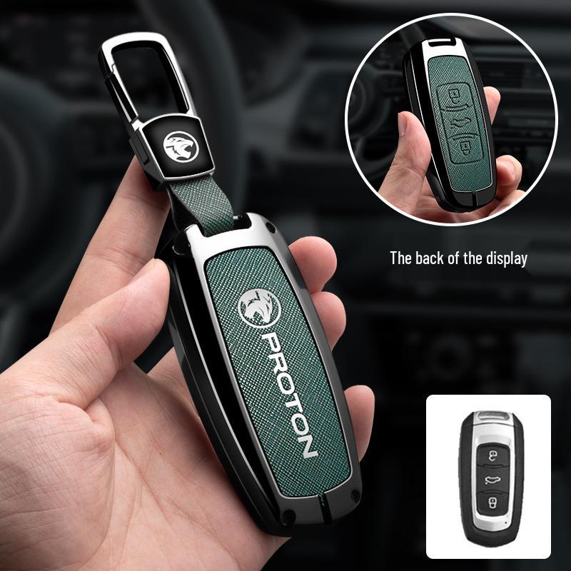 Proton X70 Key Cover: Customizable Car Key Case with Proton Logo.