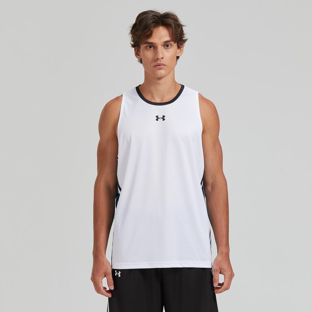 Under Armour SS24 Daily Casual Running Fitness Training Quick-Dry Breathable Sleeveless Tank Top Unisex Tops White 24500111-100