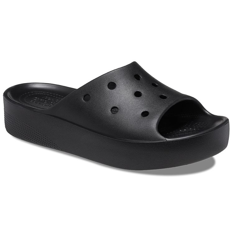 Crocs Classic Cloud One Strap Sports Slippers Women Slippers Black 208180-001