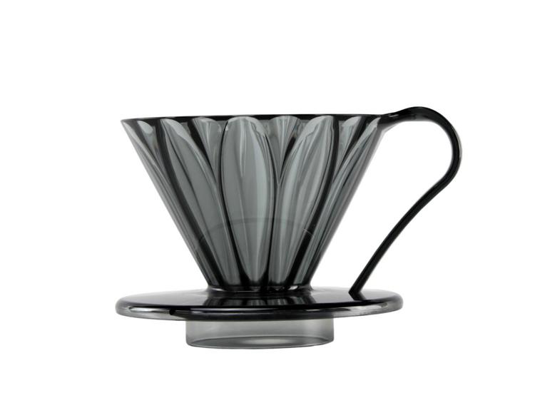 Drip TRITAN CAFEC - ARITA Flower cup1 BLACK TFD-1BK