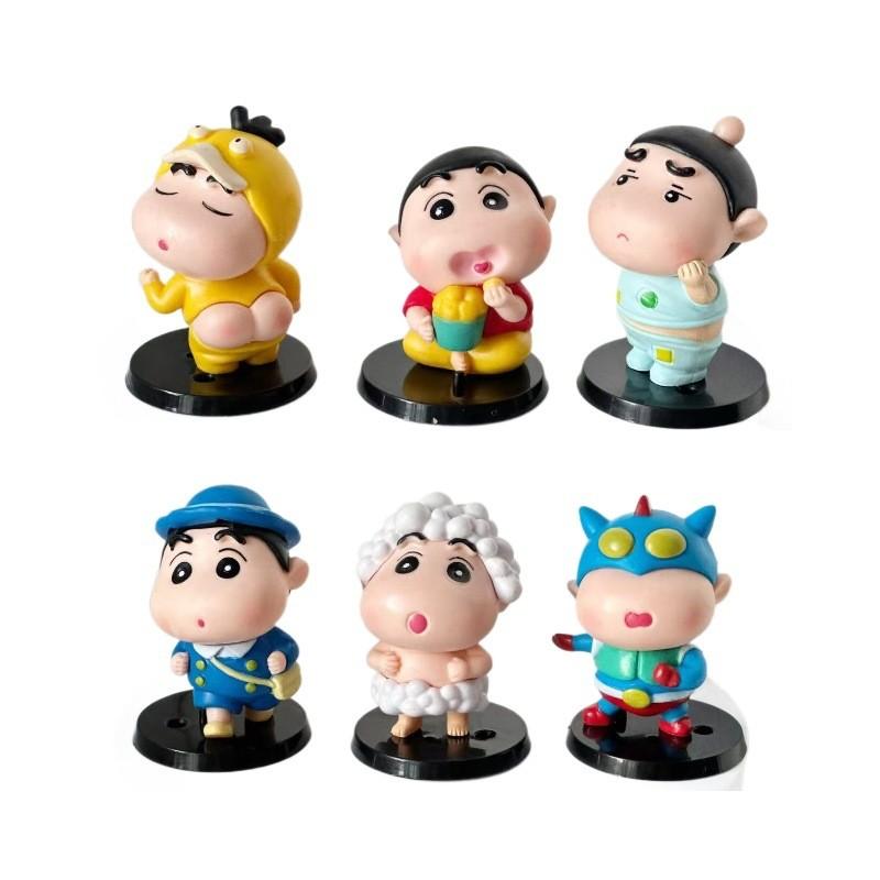 Crayon Shinchan Pvc Desk Ornament With Fun Series Design For Kids Gifts Student
