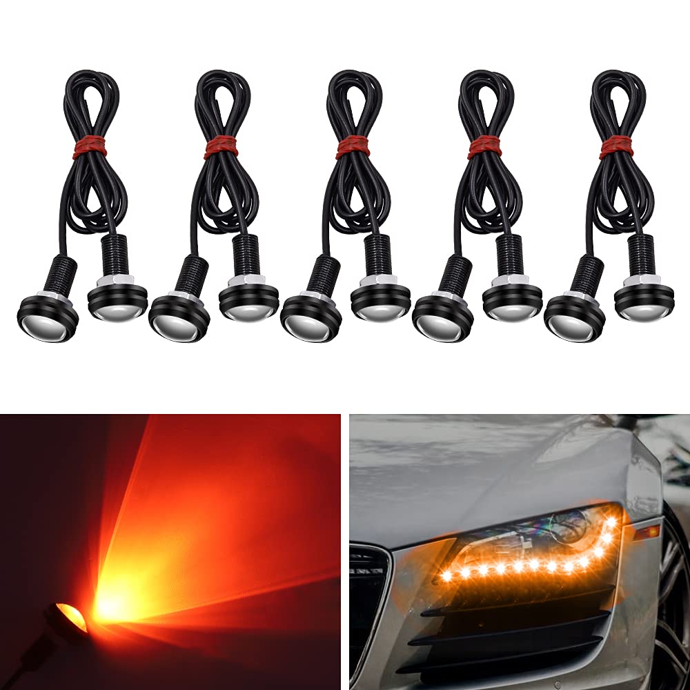 X-STYLE Daylight, Eagle Eye, LED, 0.9 Inches (23 Mm), Bolt Type, Spotlight, Cow Eyes,