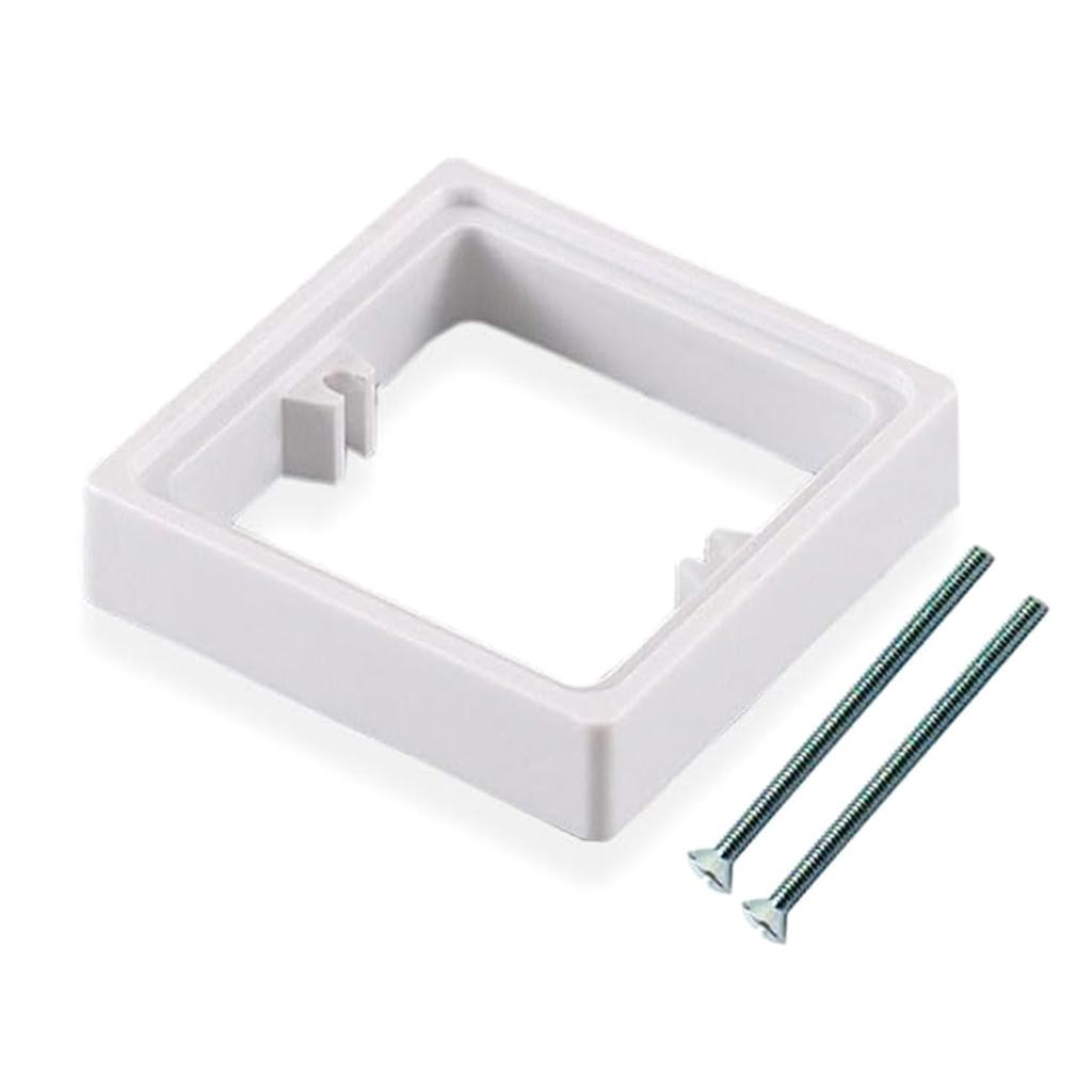 20mm Light Switch Surround Single Socket Spacer Electrical Installation Accessory for Enhances Wall Depth Solution